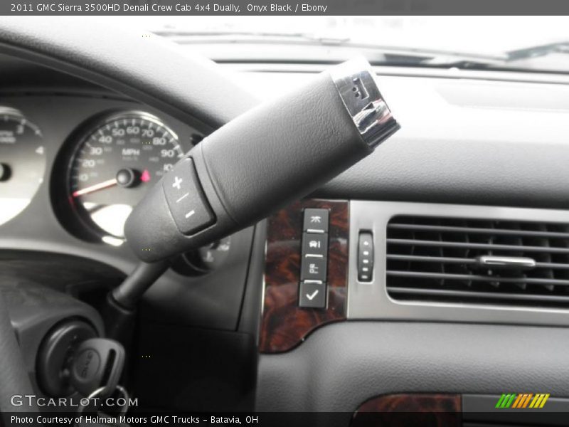 Onyx Black / Ebony 2011 GMC Sierra 3500HD Denali Crew Cab 4x4 Dually