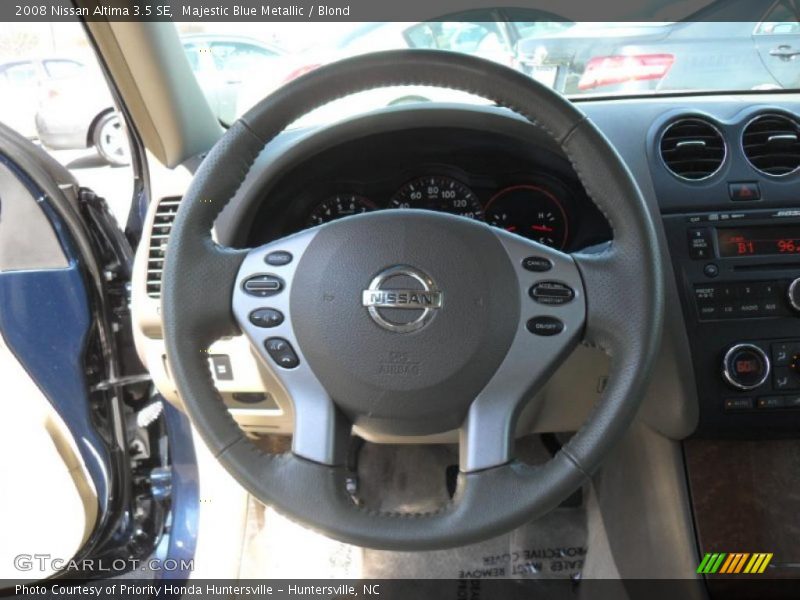 Majestic Blue Metallic / Blond 2008 Nissan Altima 3.5 SE