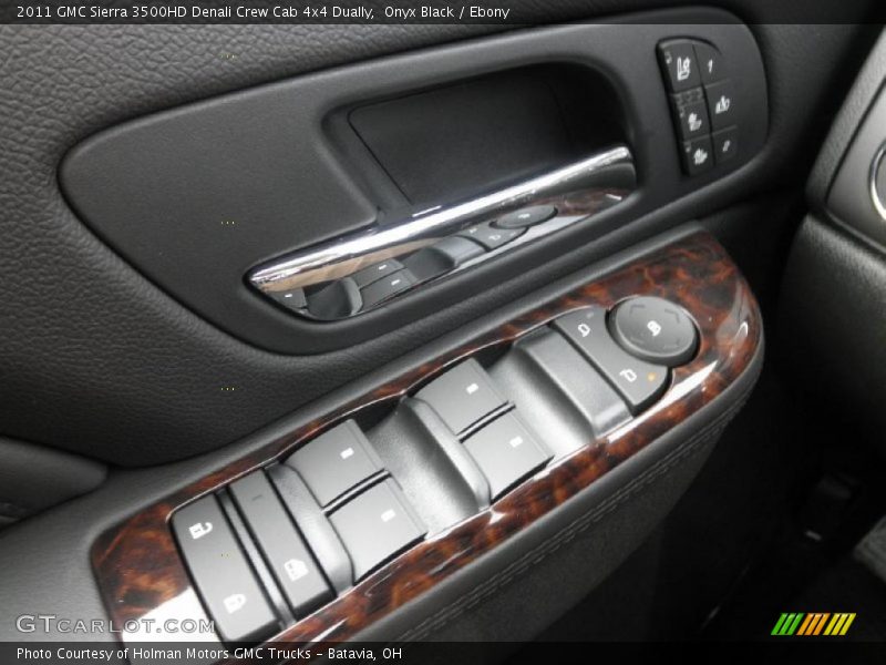 Onyx Black / Ebony 2011 GMC Sierra 3500HD Denali Crew Cab 4x4 Dually