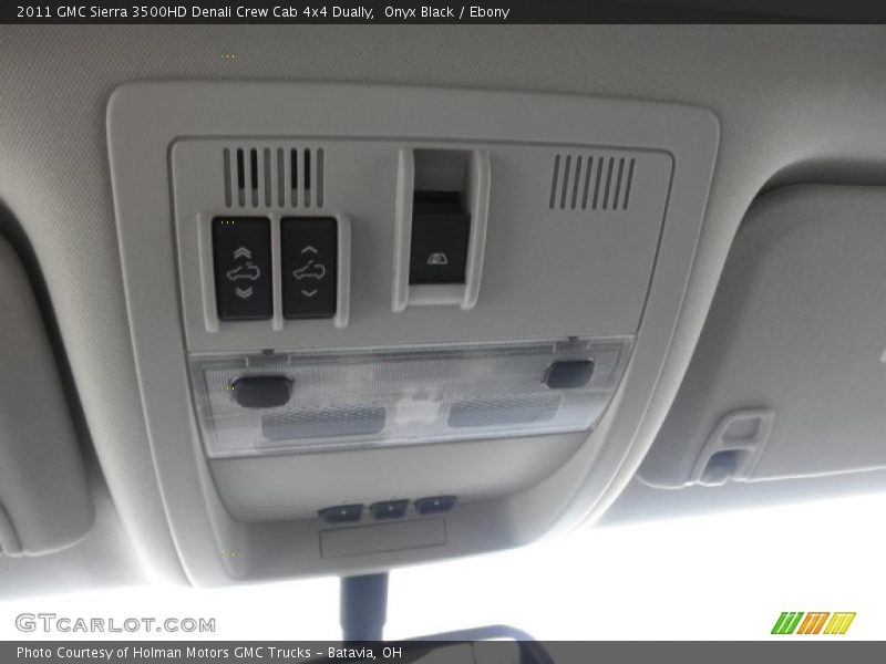 Onyx Black / Ebony 2011 GMC Sierra 3500HD Denali Crew Cab 4x4 Dually