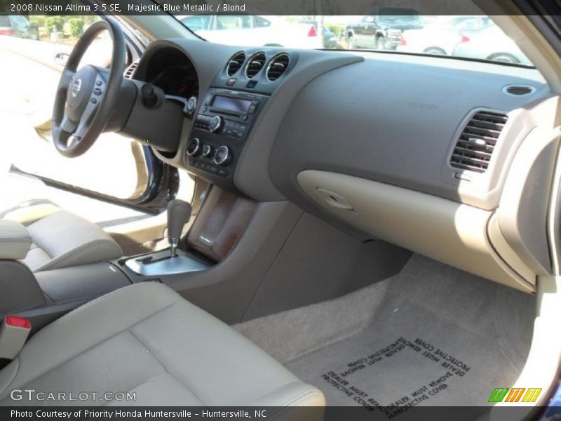 Majestic Blue Metallic / Blond 2008 Nissan Altima 3.5 SE
