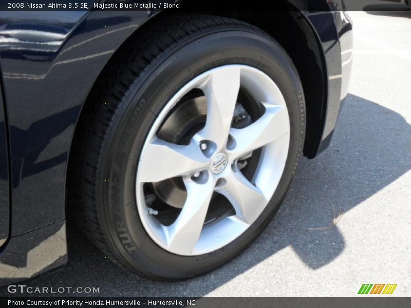 Majestic Blue Metallic / Blond 2008 Nissan Altima 3.5 SE