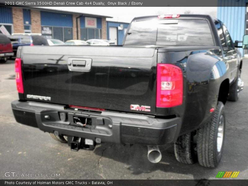 Onyx Black / Ebony 2011 GMC Sierra 3500HD Denali Crew Cab 4x4 Dually