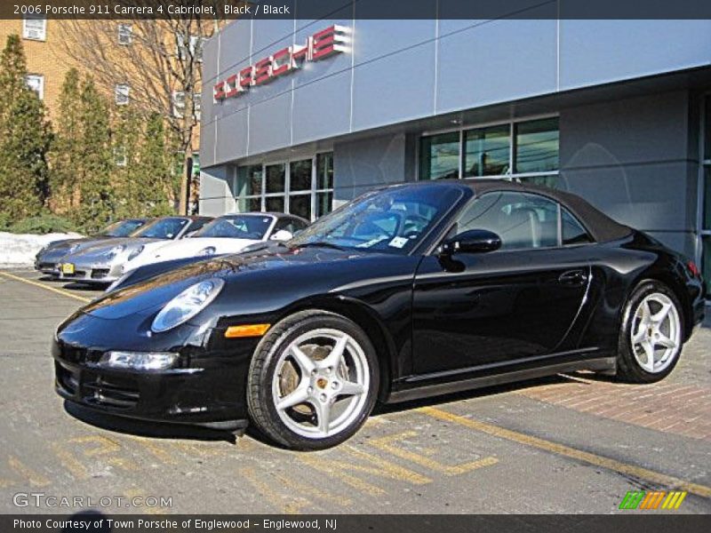 Black / Black 2006 Porsche 911 Carrera 4 Cabriolet