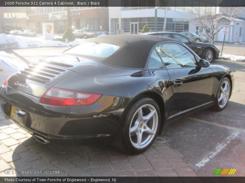 Black / Black 2006 Porsche 911 Carrera 4 Cabriolet