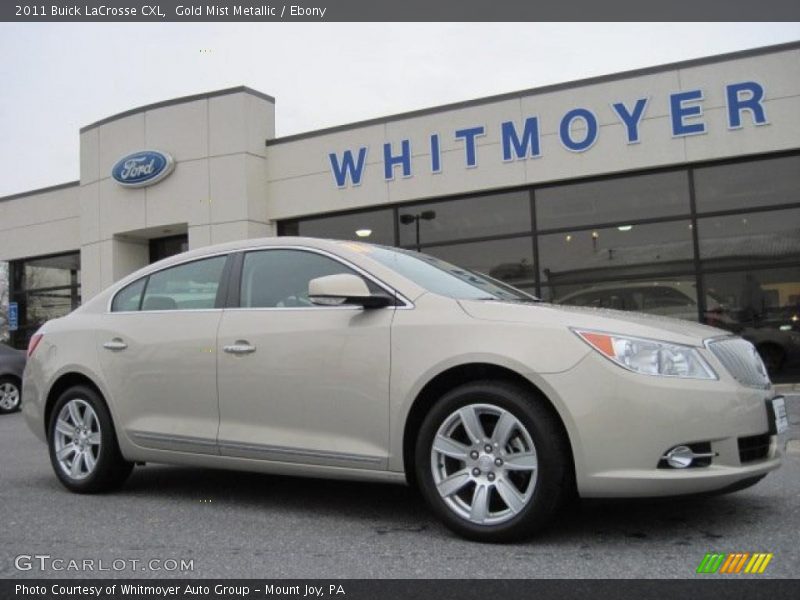 Gold Mist Metallic / Ebony 2011 Buick LaCrosse CXL