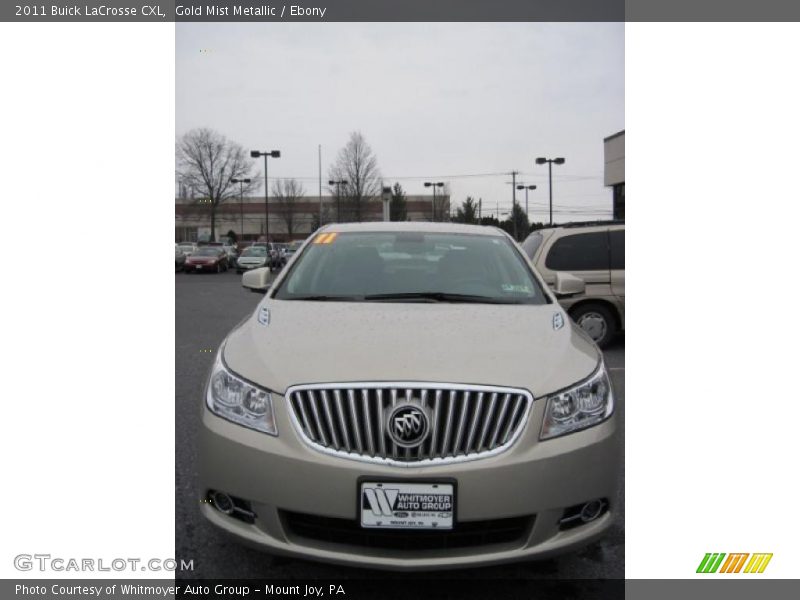 Gold Mist Metallic / Ebony 2011 Buick LaCrosse CXL