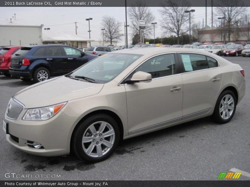 Gold Mist Metallic / Ebony 2011 Buick LaCrosse CXL