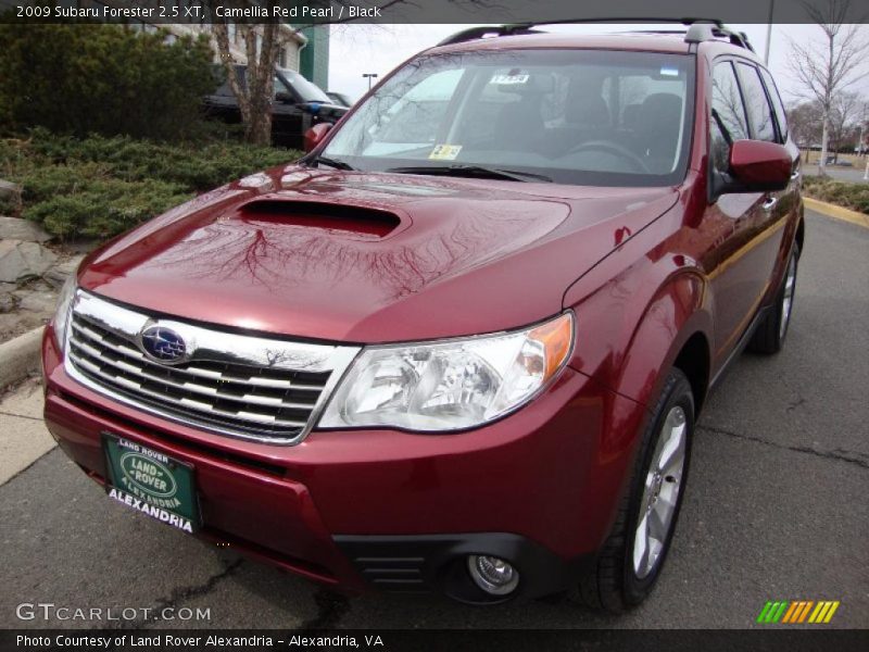 Camellia Red Pearl / Black 2009 Subaru Forester 2.5 XT