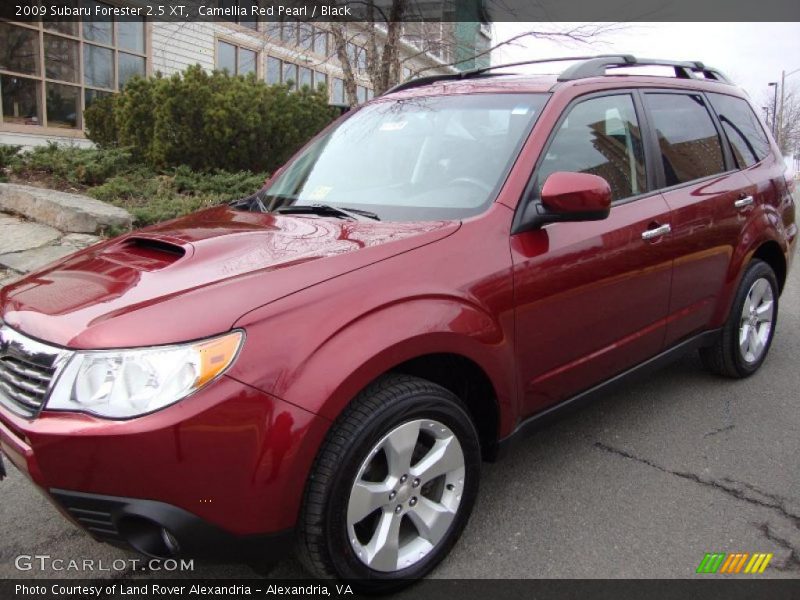 Camellia Red Pearl / Black 2009 Subaru Forester 2.5 XT