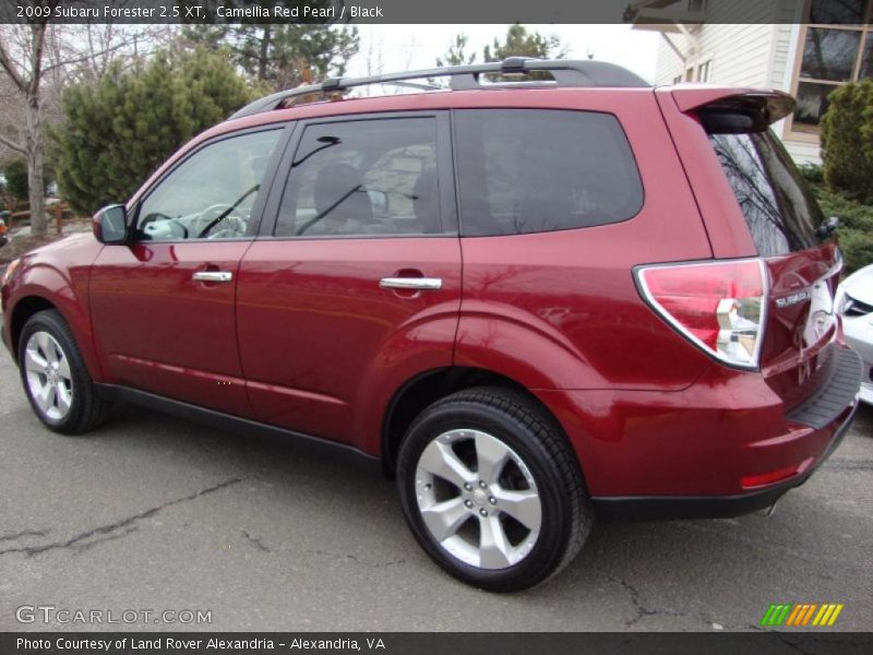 Camellia Red Pearl / Black 2009 Subaru Forester 2.5 XT