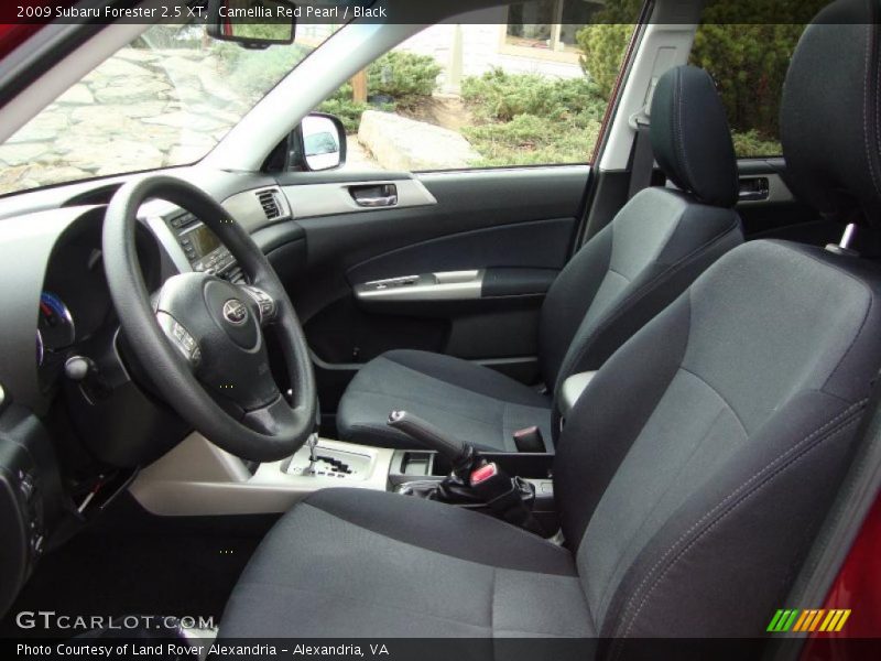 Camellia Red Pearl / Black 2009 Subaru Forester 2.5 XT