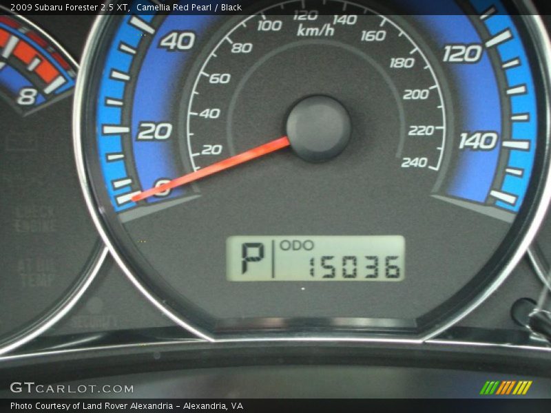Camellia Red Pearl / Black 2009 Subaru Forester 2.5 XT