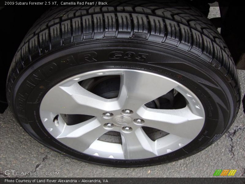Camellia Red Pearl / Black 2009 Subaru Forester 2.5 XT