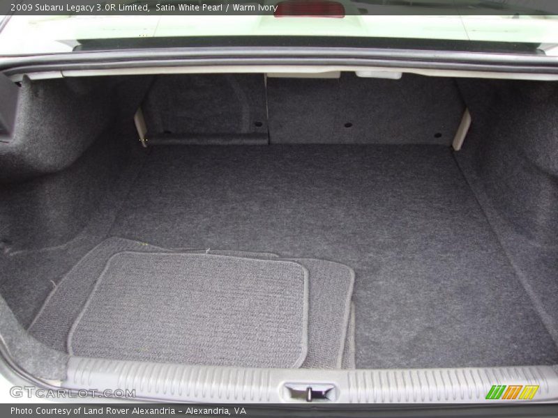 Satin White Pearl / Warm Ivory 2009 Subaru Legacy 3.0R Limited