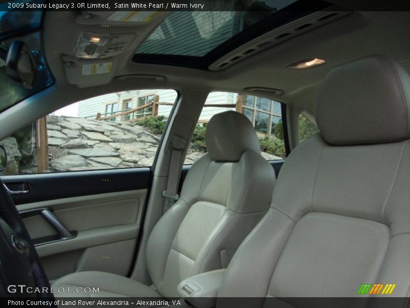  2009 Legacy 3.0R Limited Warm Ivory Interior