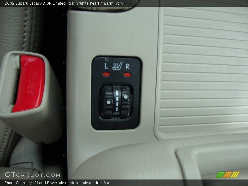 Satin White Pearl / Warm Ivory 2009 Subaru Legacy 3.0R Limited