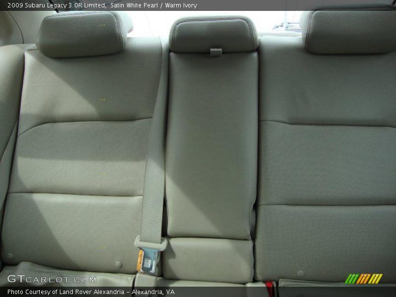 Satin White Pearl / Warm Ivory 2009 Subaru Legacy 3.0R Limited