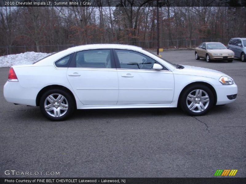 Summit White / Gray 2010 Chevrolet Impala LT