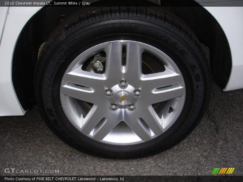 Summit White / Gray 2010 Chevrolet Impala LT