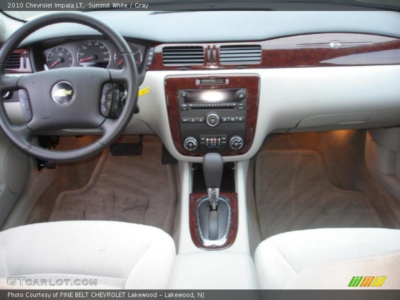 Summit White / Gray 2010 Chevrolet Impala LT