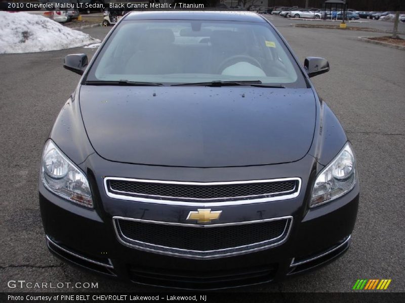 Black Granite Metallic / Titanium 2010 Chevrolet Malibu LT Sedan