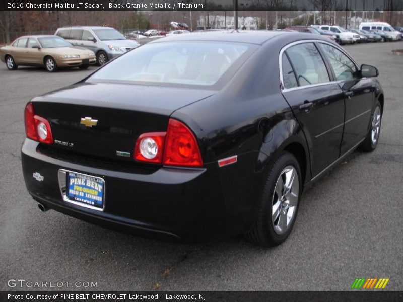 Black Granite Metallic / Titanium 2010 Chevrolet Malibu LT Sedan