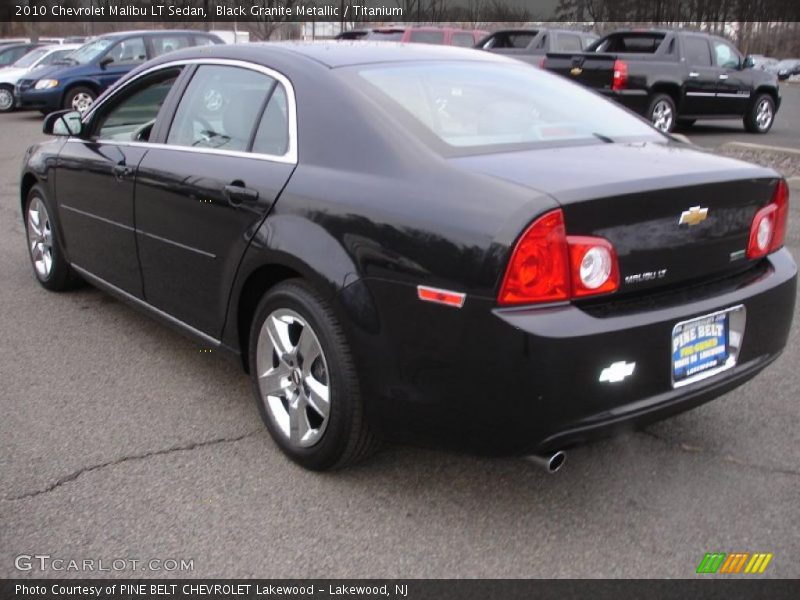 Black Granite Metallic / Titanium 2010 Chevrolet Malibu LT Sedan
