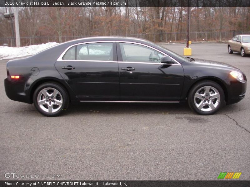 Black Granite Metallic / Titanium 2010 Chevrolet Malibu LT Sedan