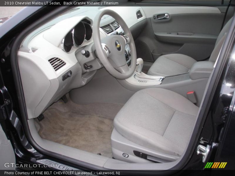 Black Granite Metallic / Titanium 2010 Chevrolet Malibu LT Sedan