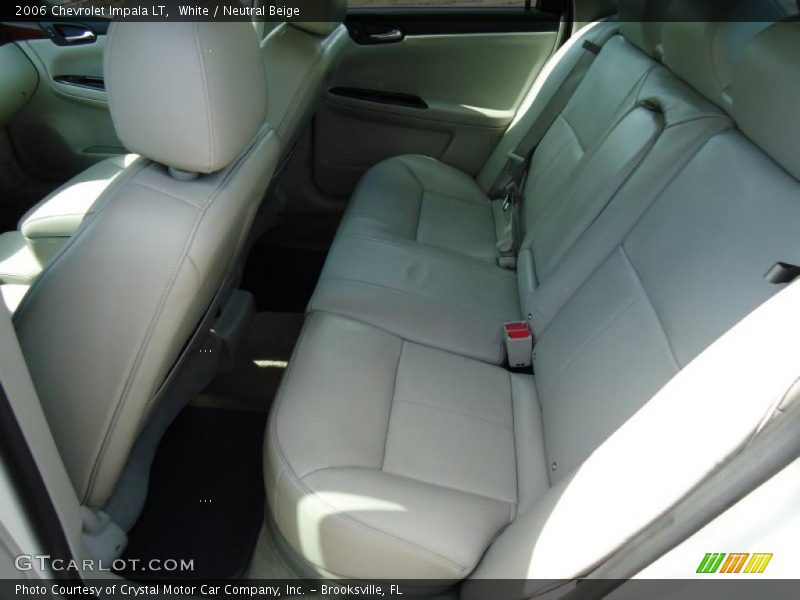 White / Neutral Beige 2006 Chevrolet Impala LT