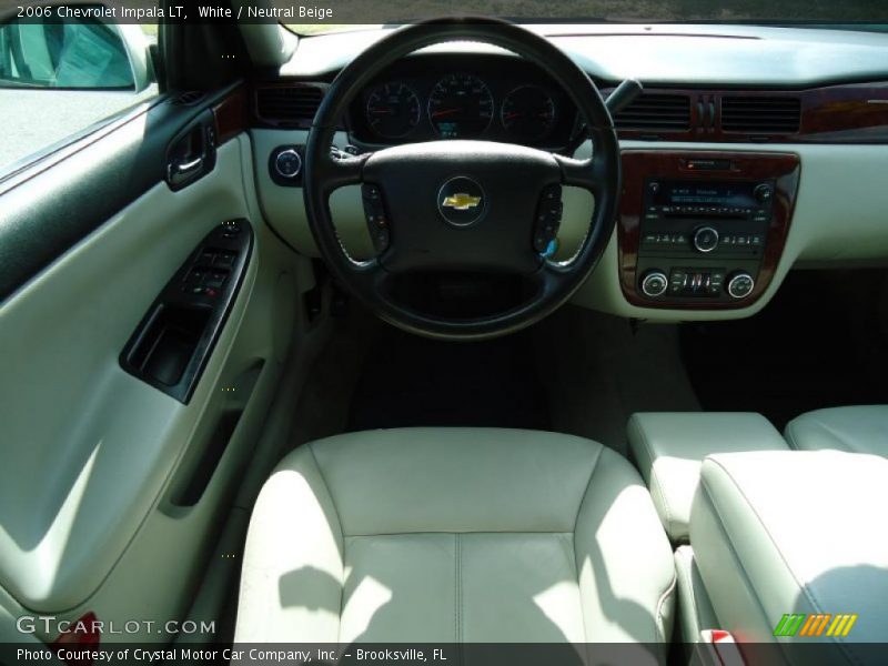 White / Neutral Beige 2006 Chevrolet Impala LT