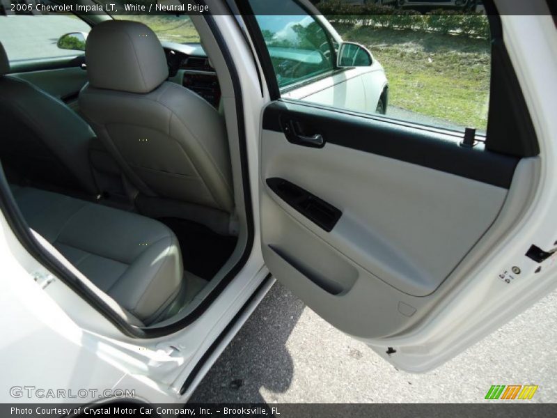 White / Neutral Beige 2006 Chevrolet Impala LT