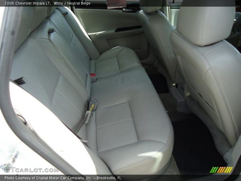 White / Neutral Beige 2006 Chevrolet Impala LT