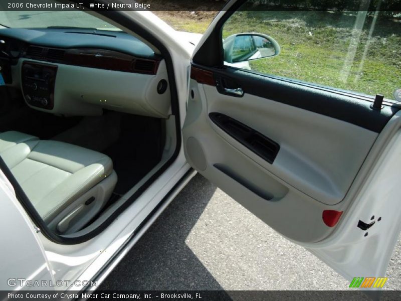 White / Neutral Beige 2006 Chevrolet Impala LT