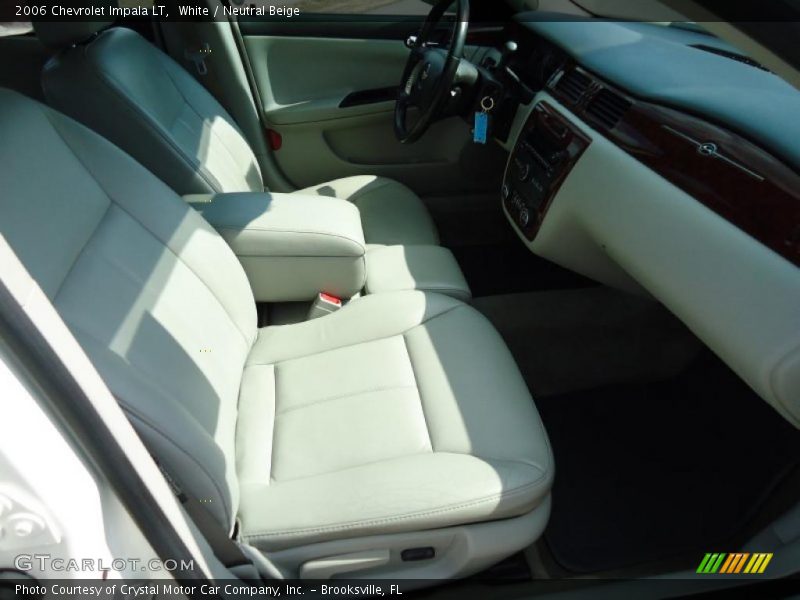 White / Neutral Beige 2006 Chevrolet Impala LT