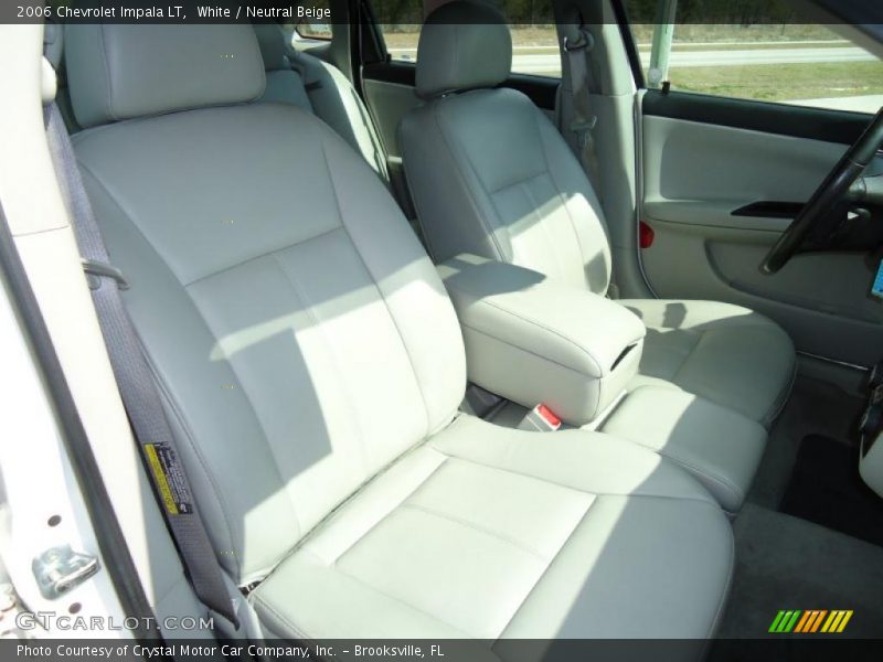 White / Neutral Beige 2006 Chevrolet Impala LT