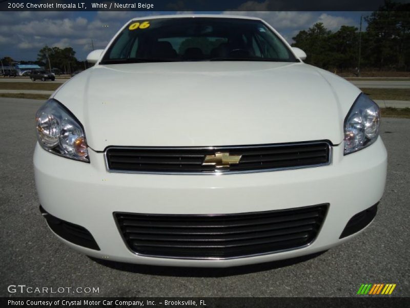 White / Neutral Beige 2006 Chevrolet Impala LT