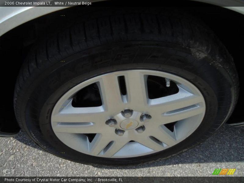 White / Neutral Beige 2006 Chevrolet Impala LT
