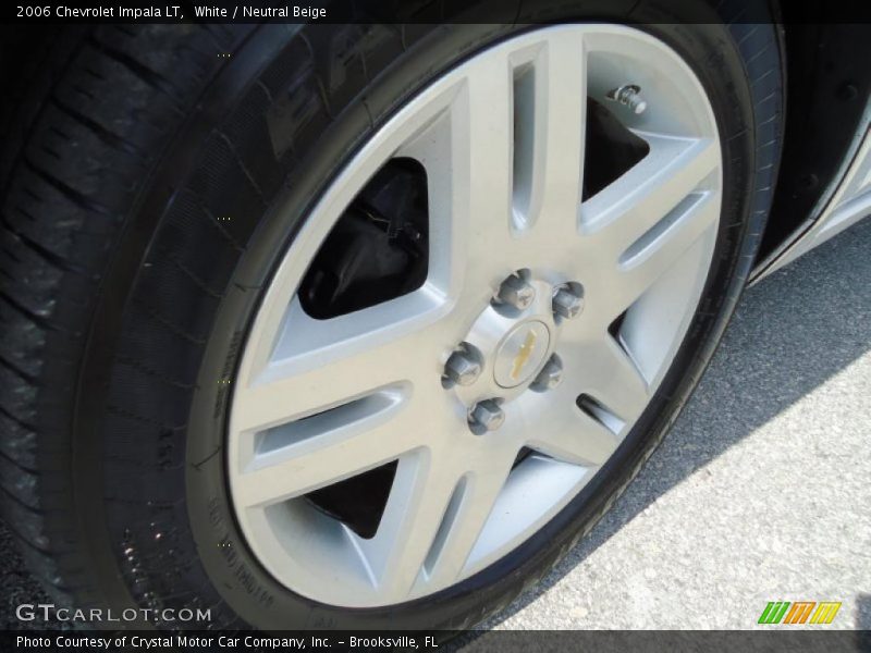 White / Neutral Beige 2006 Chevrolet Impala LT