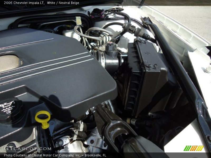 White / Neutral Beige 2006 Chevrolet Impala LT