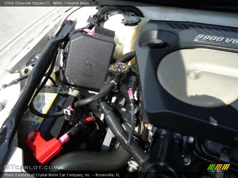 White / Neutral Beige 2006 Chevrolet Impala LT