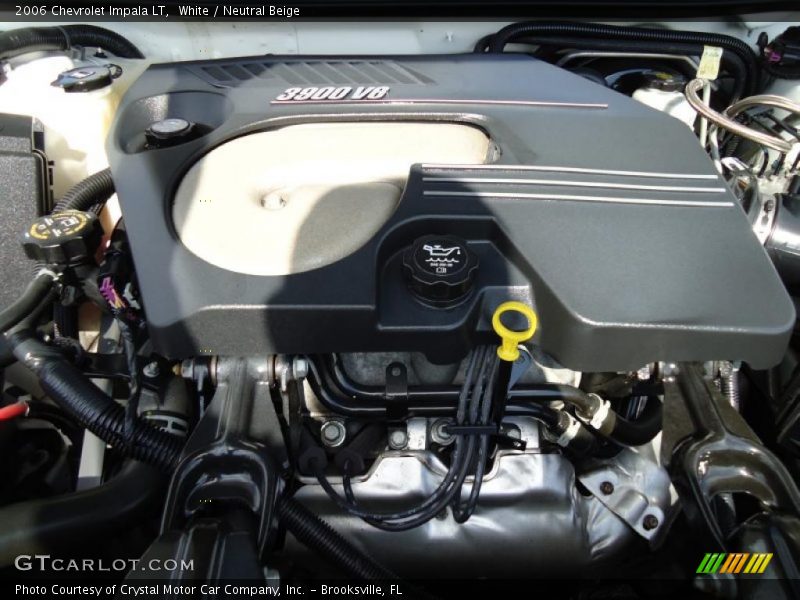White / Neutral Beige 2006 Chevrolet Impala LT
