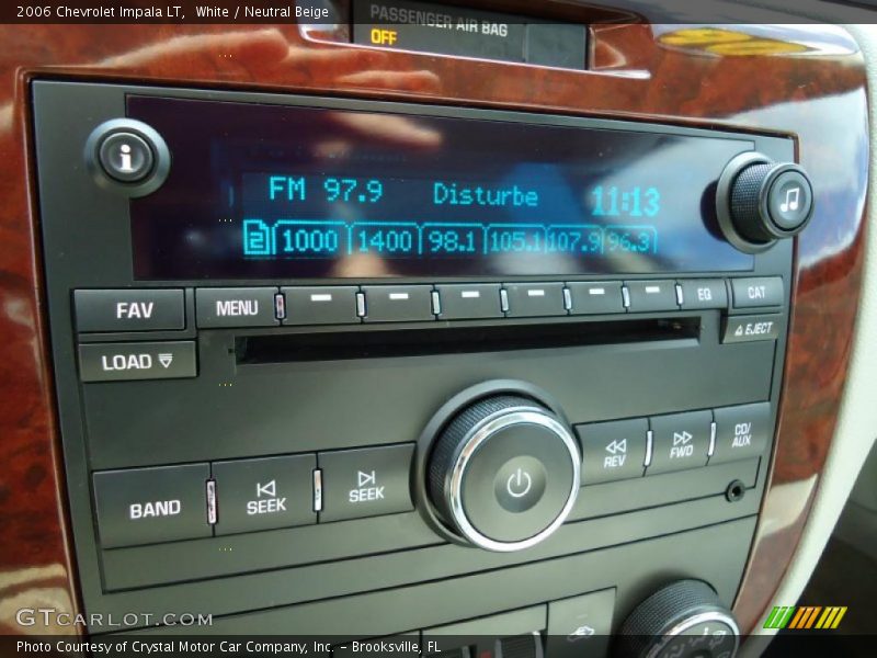 White / Neutral Beige 2006 Chevrolet Impala LT