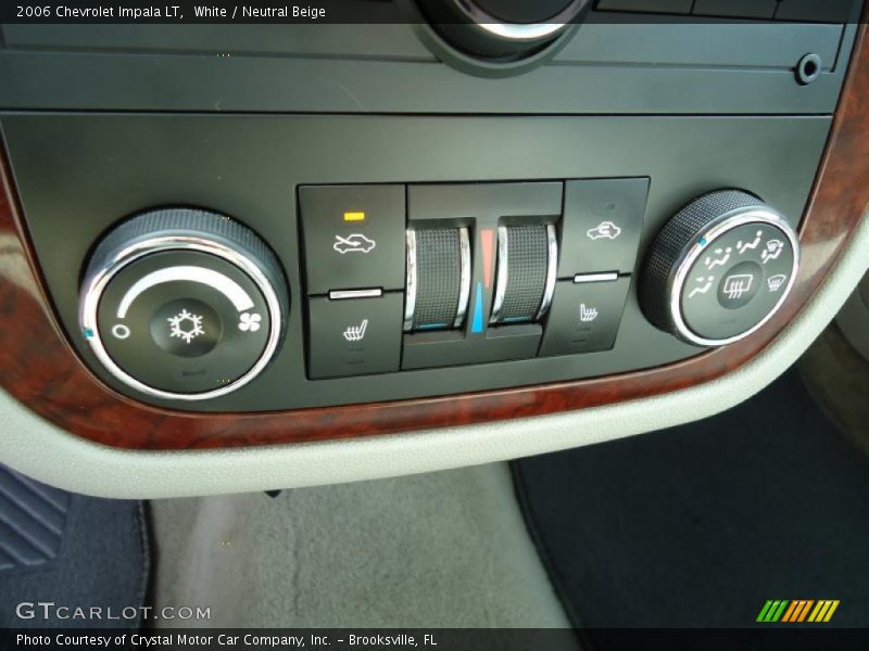 White / Neutral Beige 2006 Chevrolet Impala LT