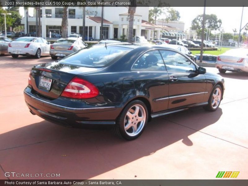 Black Opal Metallic / Charcoal 2003 Mercedes-Benz CLK 500 Coupe