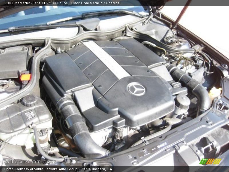  2003 CLK 500 Coupe Engine - 5.0 Liter SOHC 24-Valve V8