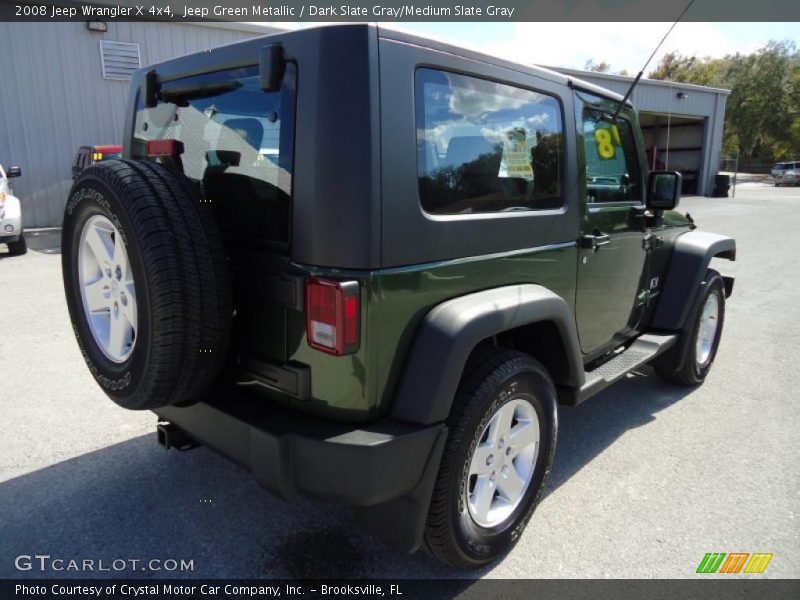 Jeep Green Metallic / Dark Slate Gray/Medium Slate Gray 2008 Jeep Wrangler X 4x4