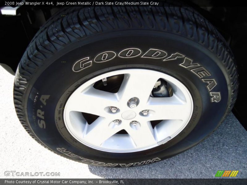 Jeep Green Metallic / Dark Slate Gray/Medium Slate Gray 2008 Jeep Wrangler X 4x4