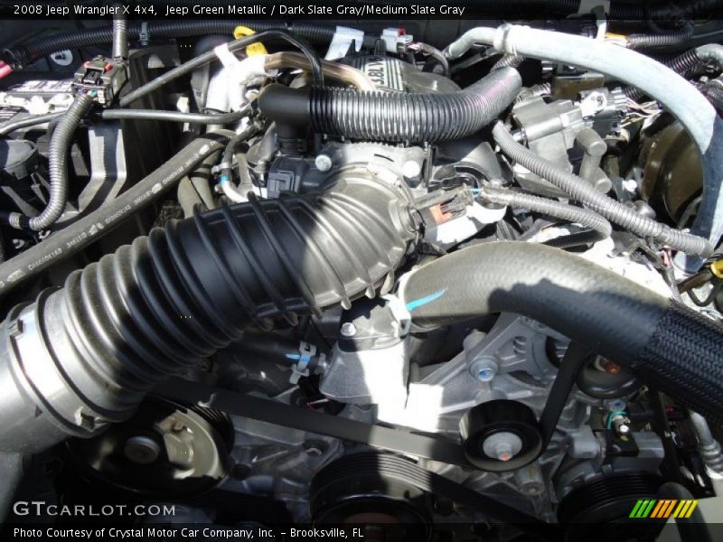Jeep Green Metallic / Dark Slate Gray/Medium Slate Gray 2008 Jeep Wrangler X 4x4